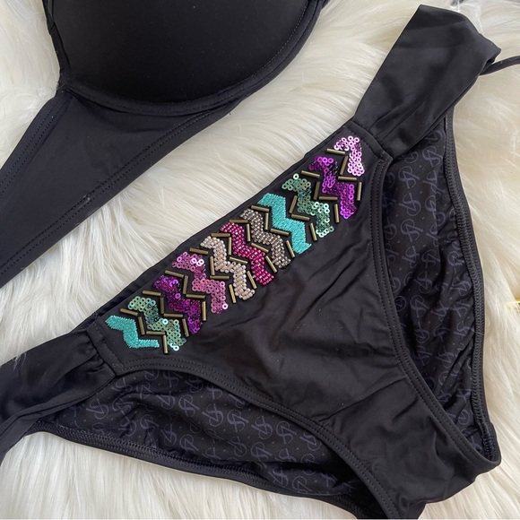 36C Vs Victoria’s Secret Jeweled Bombshell / Miraculous Adds-2Cups Bikini Swim - Picture 11 of 17